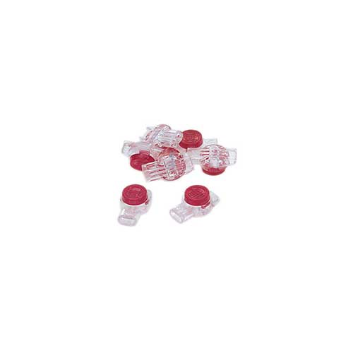 IDC 3-Wire UR Red Butt Splice Jellybean Connectors -25 pk  85-925
